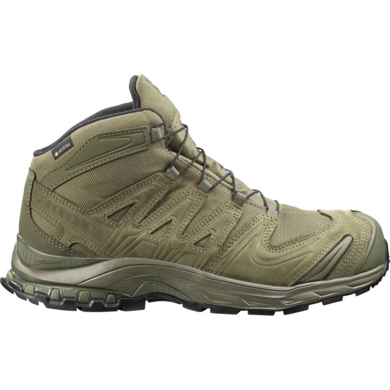 Botas Táticas Salomon Xa Forces Mid GTX EN Feminino Verde Oliva | PT V15870